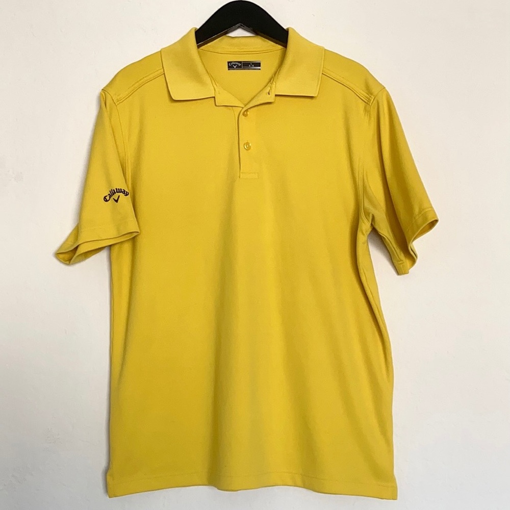 Callaway - Mens Performance Golf Polo in Yellow Gold